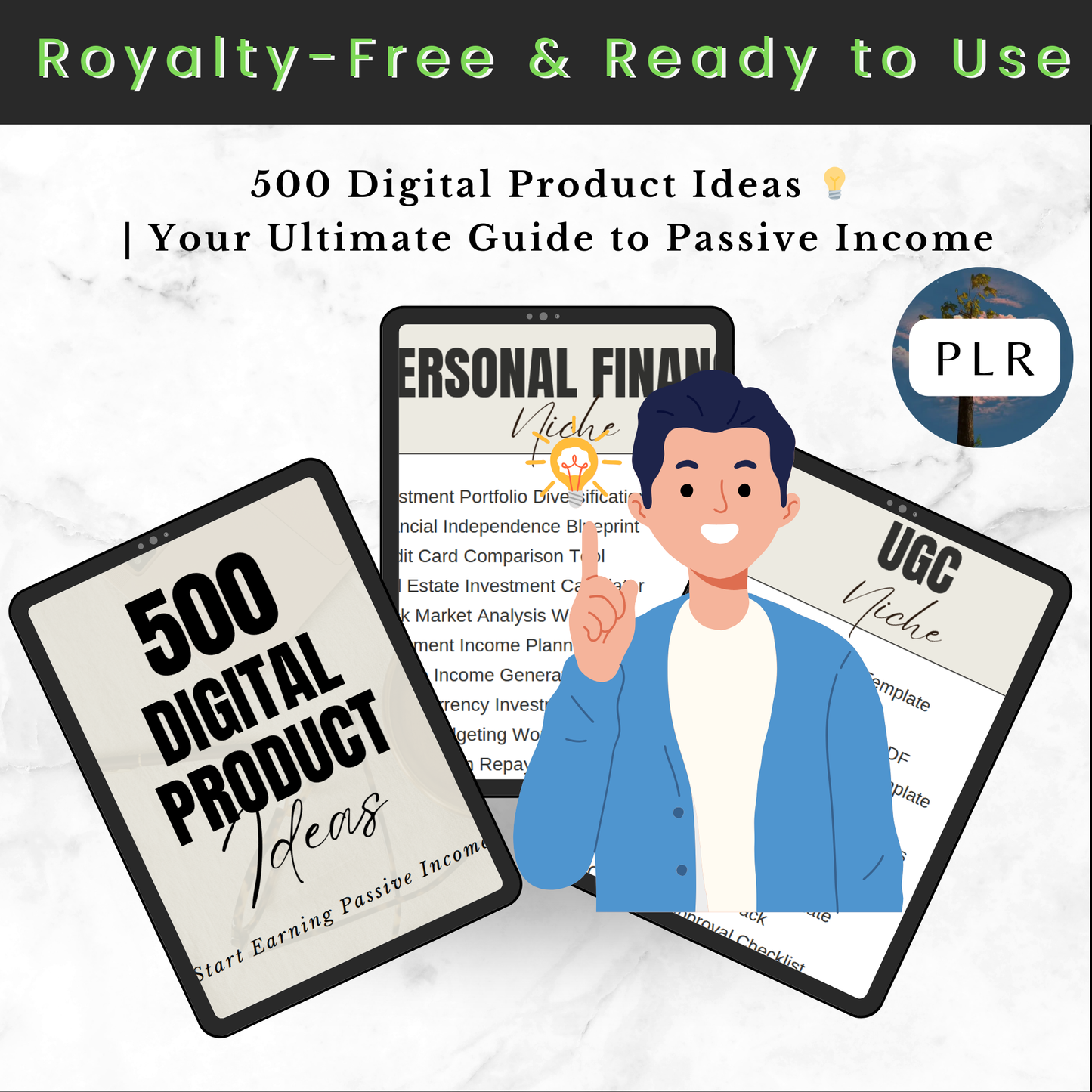 500 فكرة لمنتج رقمي 💡 | دليلك الشامل للدخل السلبي