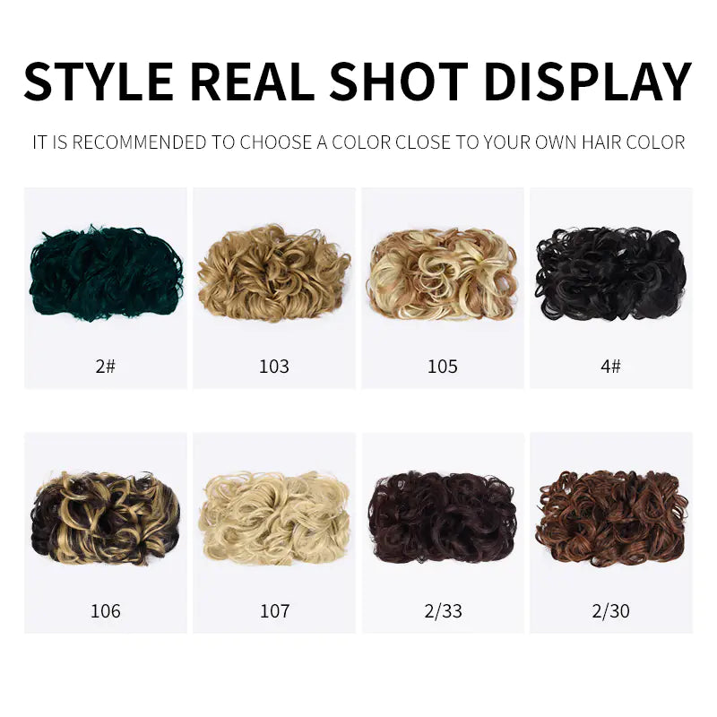 Synthetic Large Comb Clips for Curly Hair Extensions
