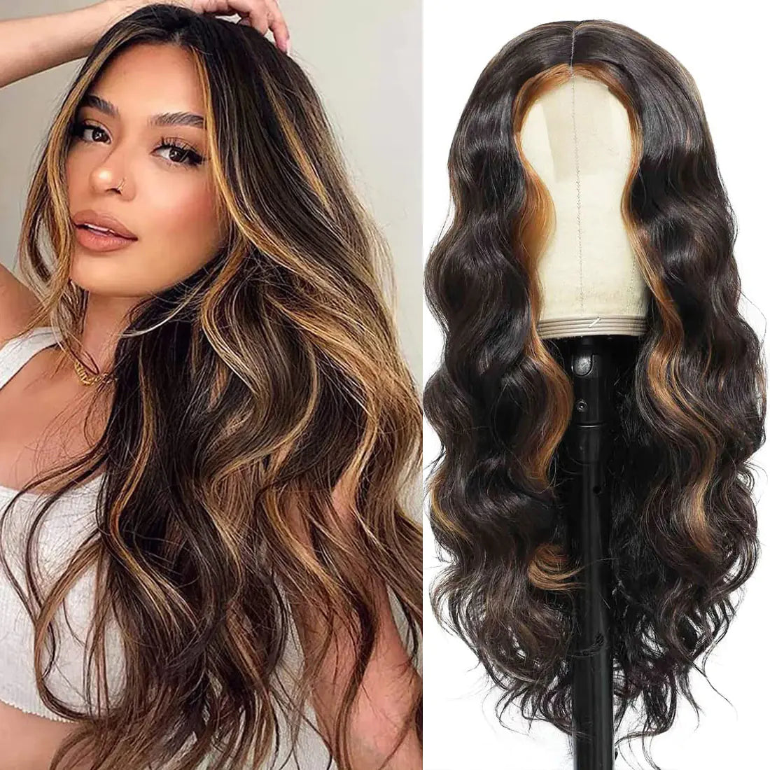 Ladies' Luxe Curly Lace Wig