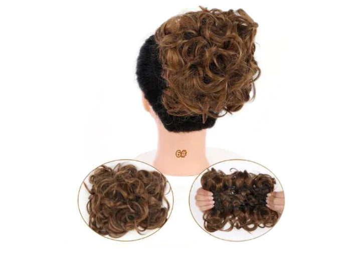 Synthetic Large Comb Clips for Curly Hair Extensions