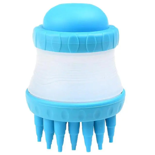 Pet Bath Brush for Cats and Dogs with Shampoo Storage