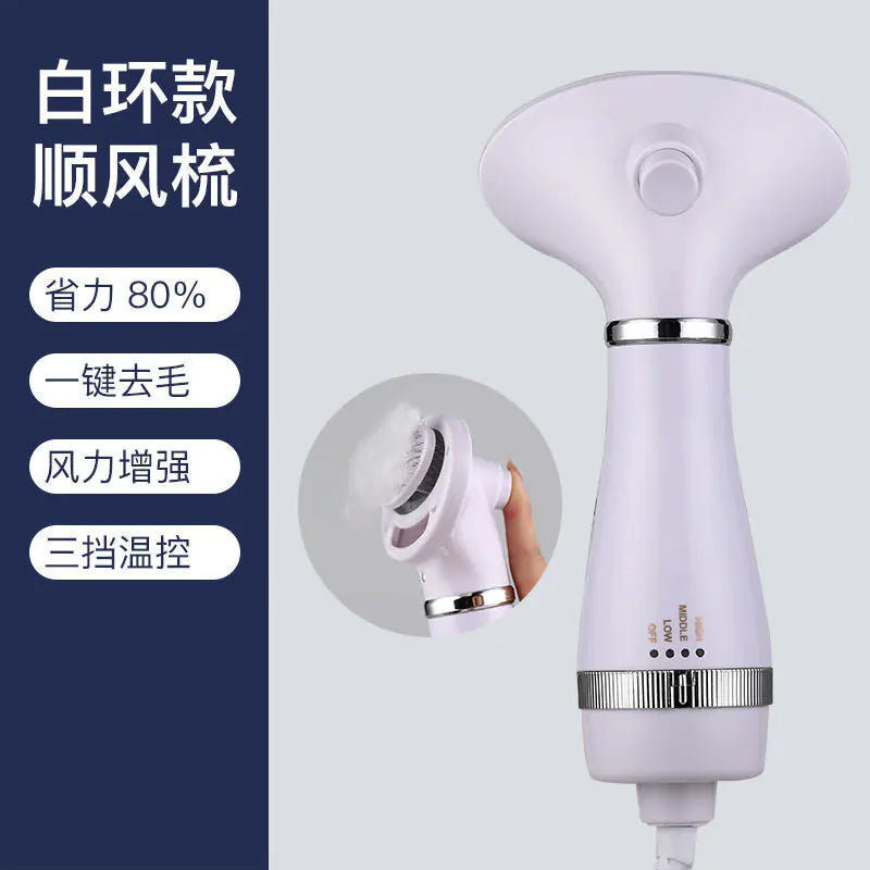 2-in-1 Pet Grooming Brush with Heated Blow Dryer