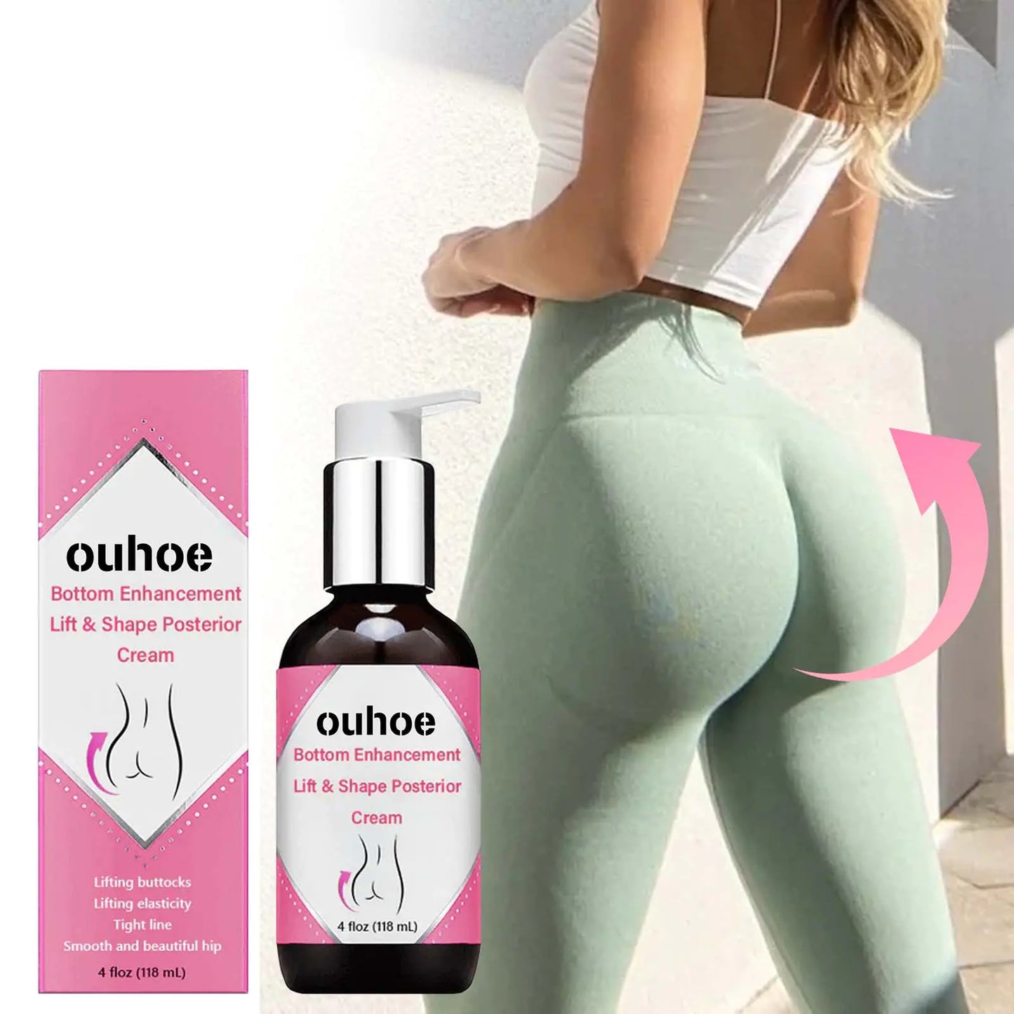 Butt Lifting Cream for Shaping and Firming Curves