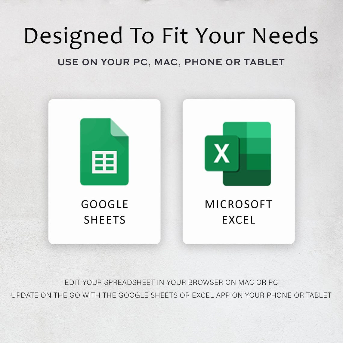 Simple Budget Planner – Google Sheets & Excel