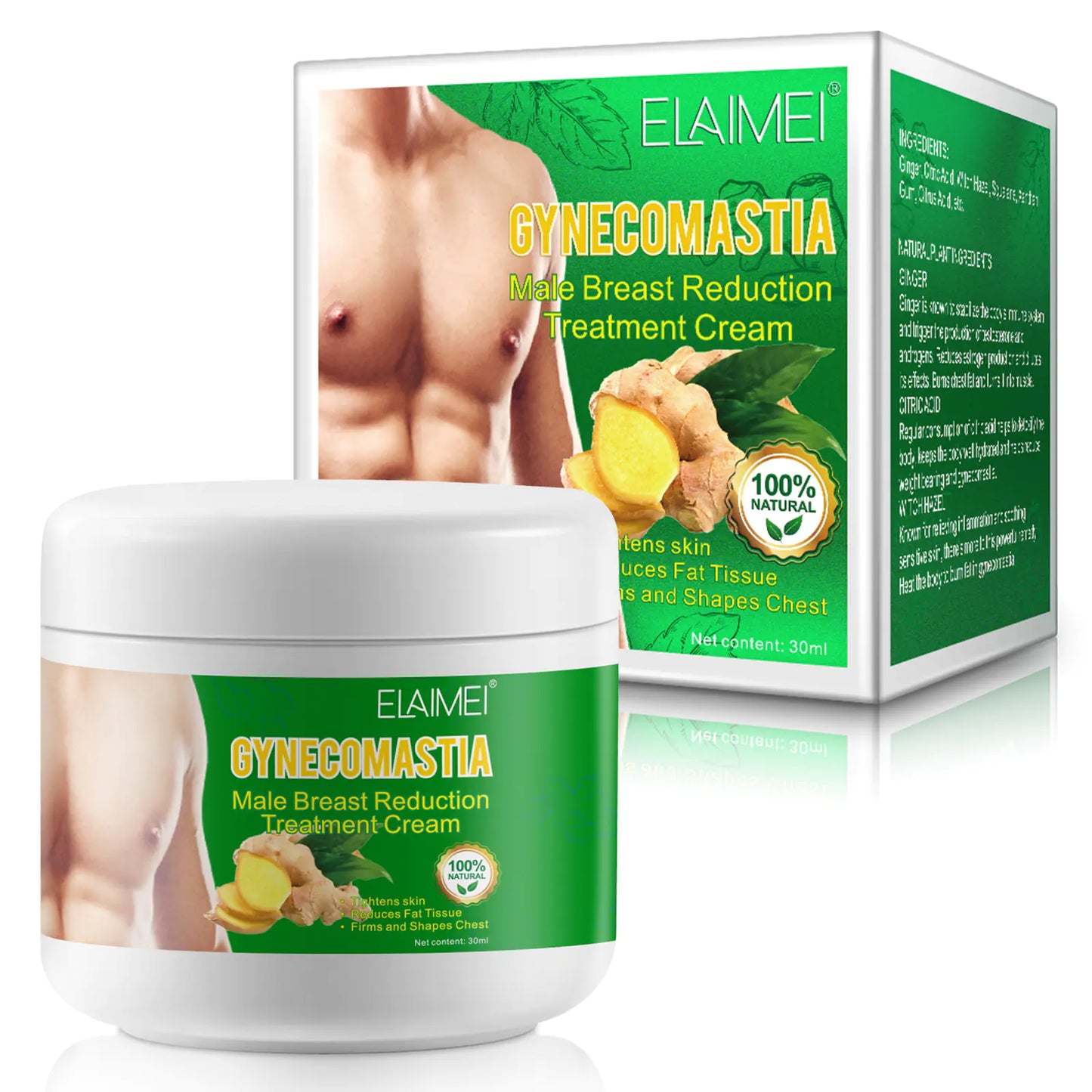 Men's Chest Firming Cream for Muscle Care and Shaping