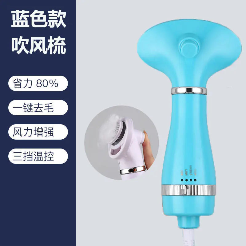 2-in-1 Pet Grooming Brush with Heated Blow Dryer