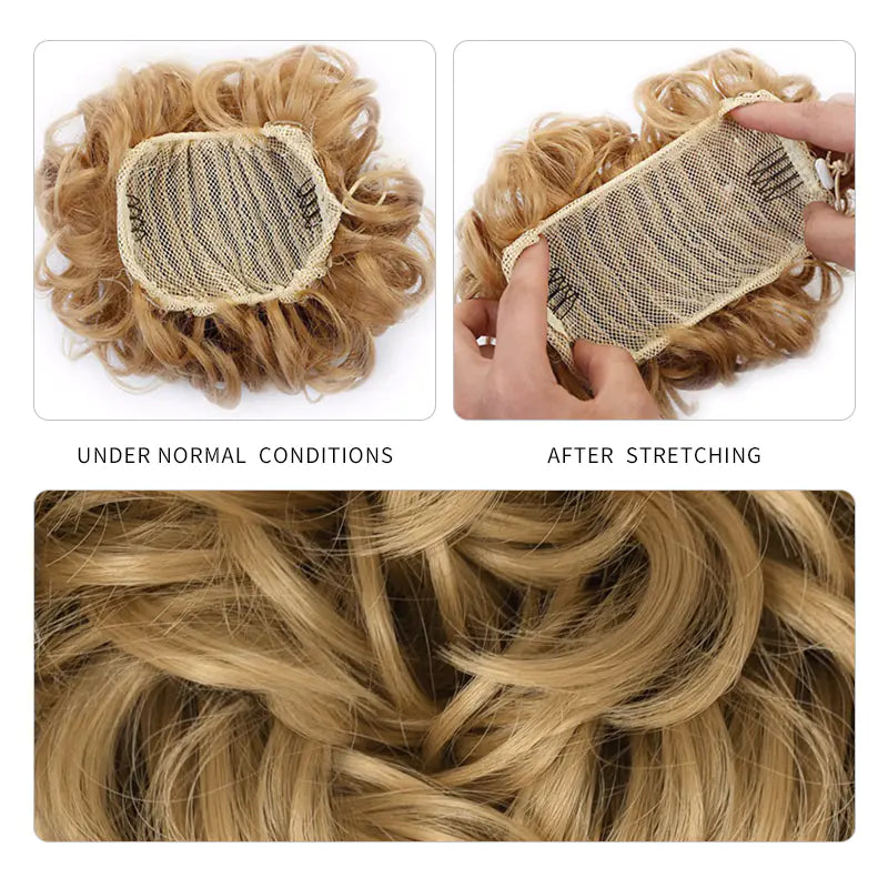 Synthetic Large Comb Clips for Curly Hair Extensions