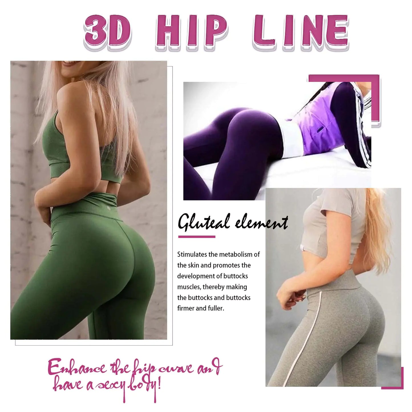 Butt Lifting Cream for Shaping and Firming Curves